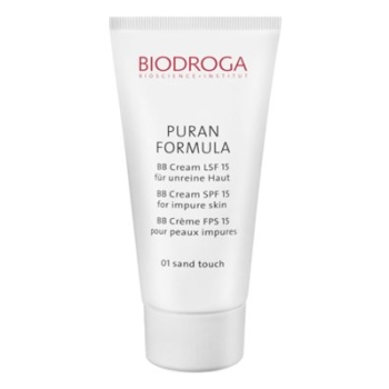 Biodroga Puran Formula BB Cream SPF15 40ml (nahavärvi ühtlustav kreem, ebapuhtale nahale) toon 02
