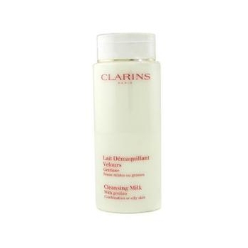 Clarins Cleansing Milk with Gentian 400ml (puhastuspiim kombineeritud ja rasune nahk)