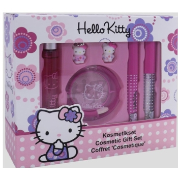 Hello Kitty kmpl (lõhn 15ml EDT, lauvärv,ripsmetušš, huuleläige, 2 kujukest)