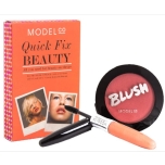 ModelCo Quick Fix Beauty komplekt (põsepuna + must ripsmetušš + huuleläige)